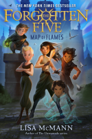 book cover for Map of Flames (The Forgotten Five, Book 1)