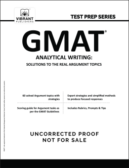 book cover for GMAT Analytical Writing