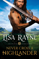 book cover for Never Cross a Highlander