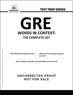 book cover for GRE Words In Context: The Complete List