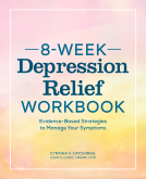 book cover for 8-Week Depression Workbook