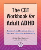 book cover for The CBT Workbook for Adult ADHD