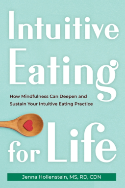 book cover for Intuitive Eating for Life