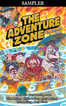 book cover for The Adventure Zone: The Eleventh Hour SAMPLER