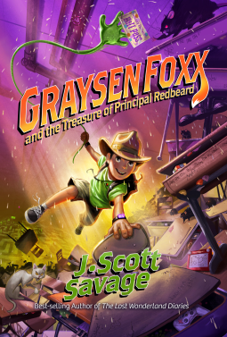 book cover for Graysen Foxx and the Treasure of Principal Redbeard