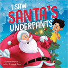 book cover for I Saw Santa's Underpants