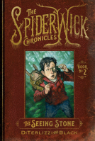 book cover for The Seeing Stone
