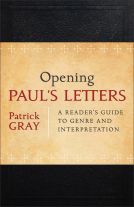 book cover for Opening Paul's Letters