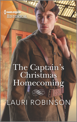 book cover for The Captain's Christmas Homecoming