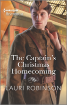 book cover for The Captain's Christmas Homecoming