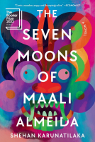 book cover for The Seven Moons of Maali Almeida