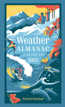 book cover for Weather Almanac 2023