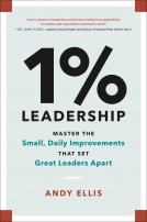 book cover for 1% Leadership