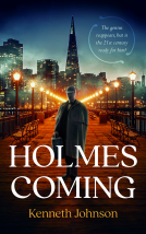book cover for Holmes Coming