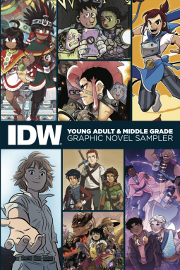 book cover for IDW's Middle Grade and Young Adult 2023 Sampler