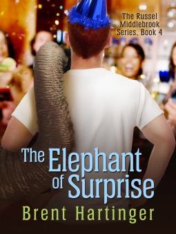 book cover for The Elephant of Surprise