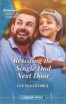 book cover for Resisting the Single Dad Next Door
