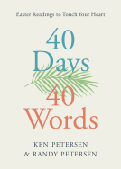 book cover for 40 Days. 40 Words.