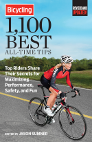 book cover for Bicycling 1,100 Best All-Time Tips