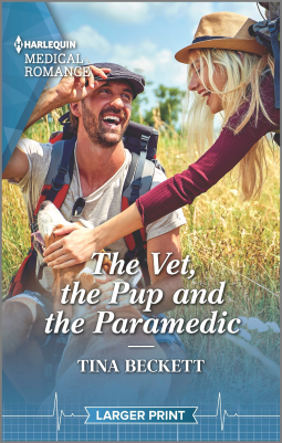 book cover for The Vet, the Pup and the Paramedic