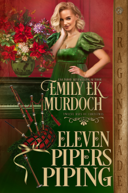 book cover for Eleven Pipers Piping