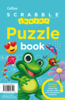 book cover for SCRABBLE™ Junior Puzzle Book