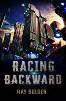 book cover for Racing Backward