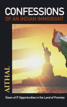 book cover for Confessions of an Indian Immigrant