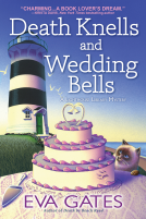 book cover for Death Knells and Wedding Bells