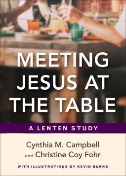 book cover for Meeting Jesus at the Table