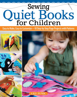 book cover for Sewing Quiet Books for Children
