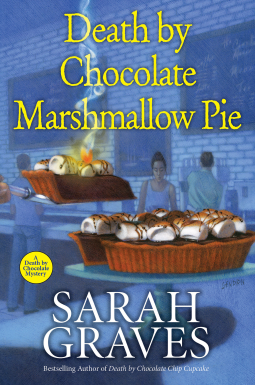 book cover for Death by Chocolate Marshmallow Pie