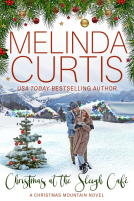 book cover for Christmas at the Sleigh Cafe