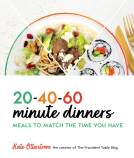 book cover for 20-40-60-Minute Dinners