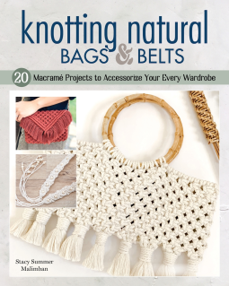 book cover for Knotting Natural Bags & Belts