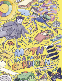 book cover for Moth in a Fancy Cardigan