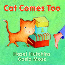 book cover for Cat Comes Too