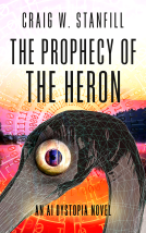 book cover for The Prophecy of the Heron
