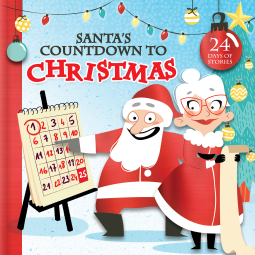 book cover for Santa's Countdown to Christmas