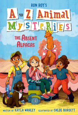book cover for A to Z Animal Mysteries #1: The Absent Alpacas