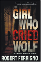 book cover for The Girl Who Cried Wolf