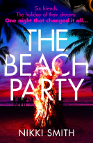 book cover for The Beach Party