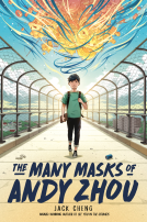book cover for The Many Masks of Andy Zhou