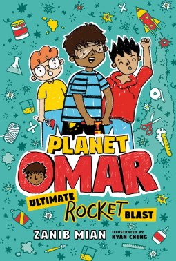 book cover for Planet Omar: Ultimate Rocket Blast
