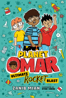 book cover for Planet Omar: Ultimate Rocket Blast
