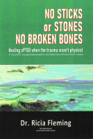 book cover for No Sticks or Stones No Broken Bones