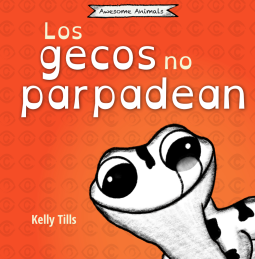 book cover for Los gecos no parpadean