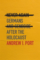 book cover for Never Again