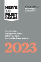 book cover for HBR's 10 Must Reads 2023