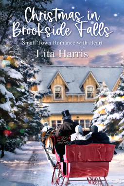 book cover for Christmas in Brookside Falls